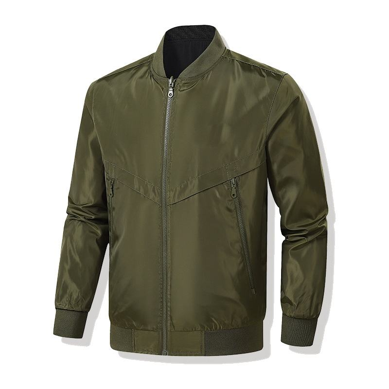 Autumn and Winter Men's Work Jacket Reversible Windproo