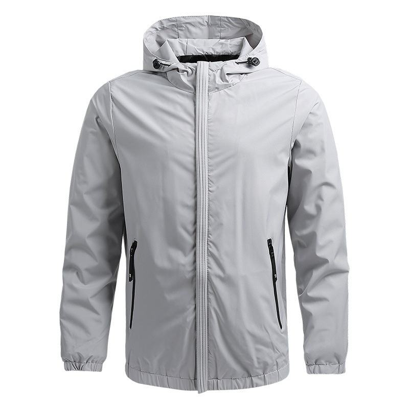 Autumn Men's High Quality Zippered Casual Jacket Thin B