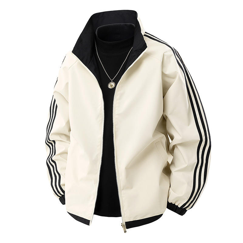 Unisex Casual Sportswear XS Size Double-Sided Windbreaker Co