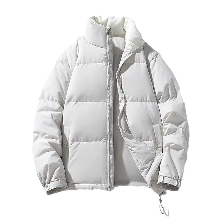 Men's High-end Casual Style Winter Warm Jacket Solid Co