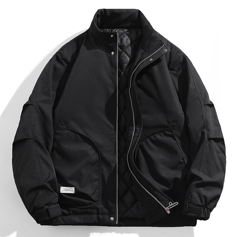 Autumn Winter Men's Jacket Cotton Thickened Stand Colla