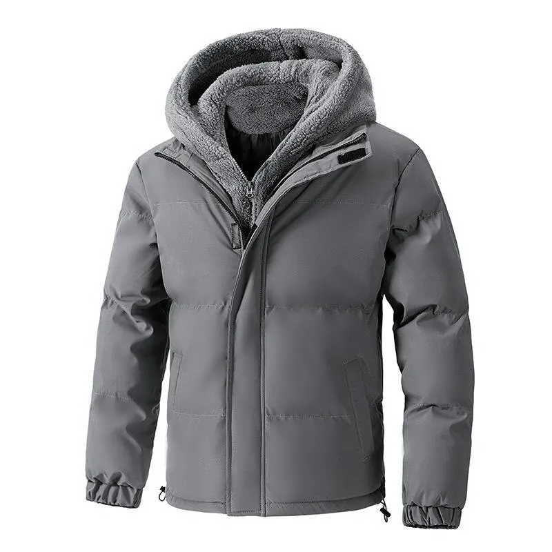 Men's Reversible 5XL Cotton-Padded Winter Jacket Warm S