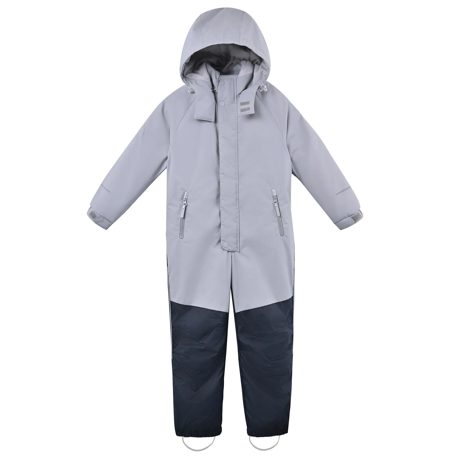 Kids Waterproof Windproof Hooded One-Piece Outdoor Rain Snow