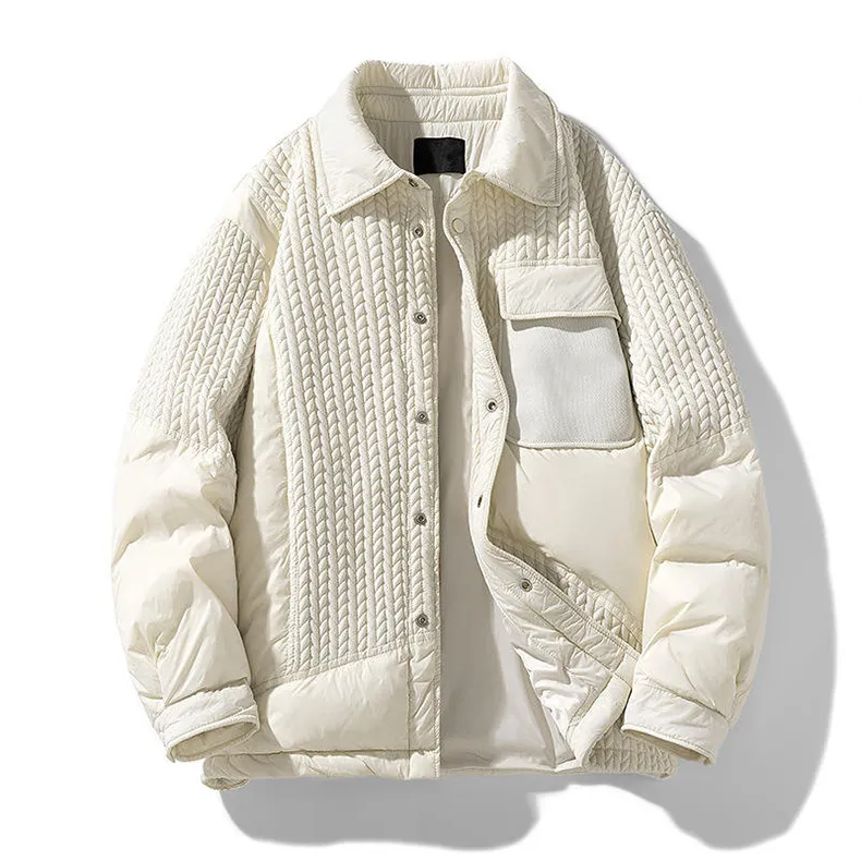 OEM Men's Waterproof Winter Jacket Puffer with Cotton F