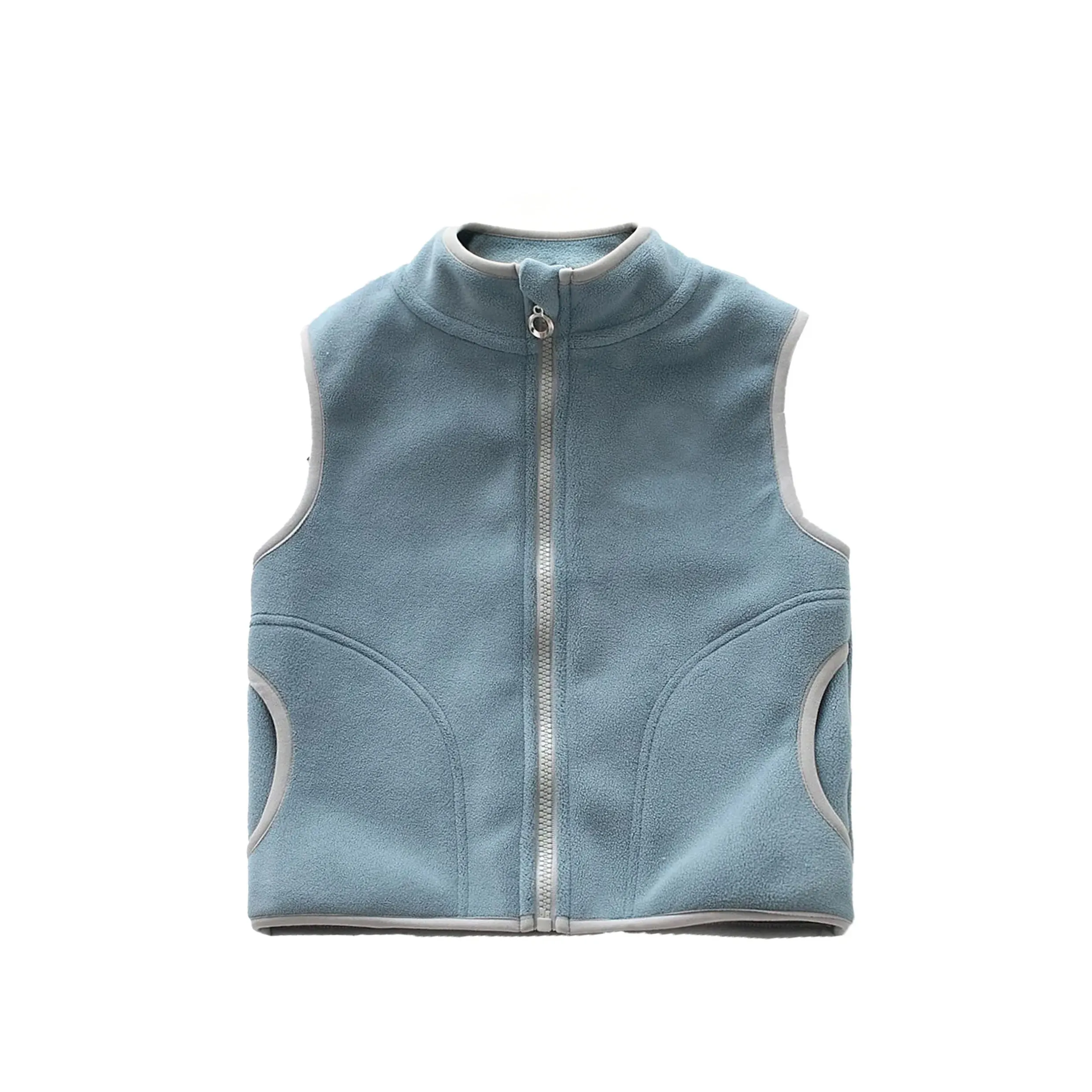 Children's Casual Waistcoat and Vest Stand Collar Thick