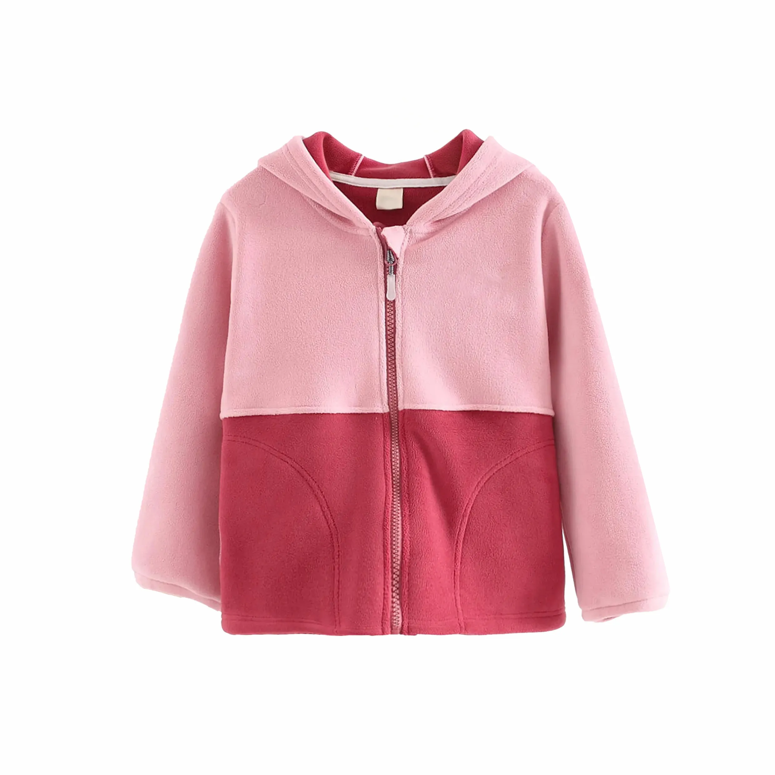 Unisex Printed Children's Coat Double-sided Hooded Card