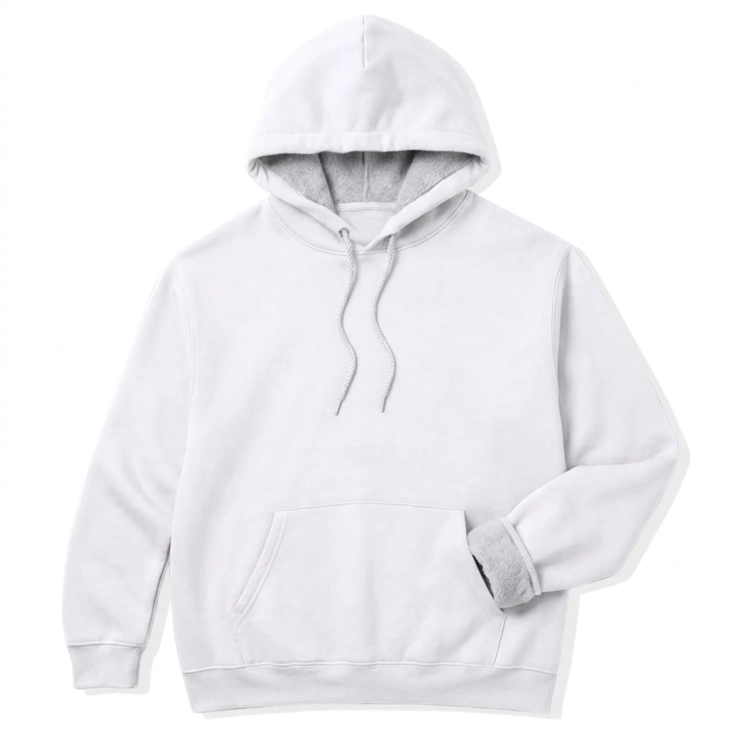 Men's Warm Fleece Lined Pullover Hoodie Casual Sweatshi