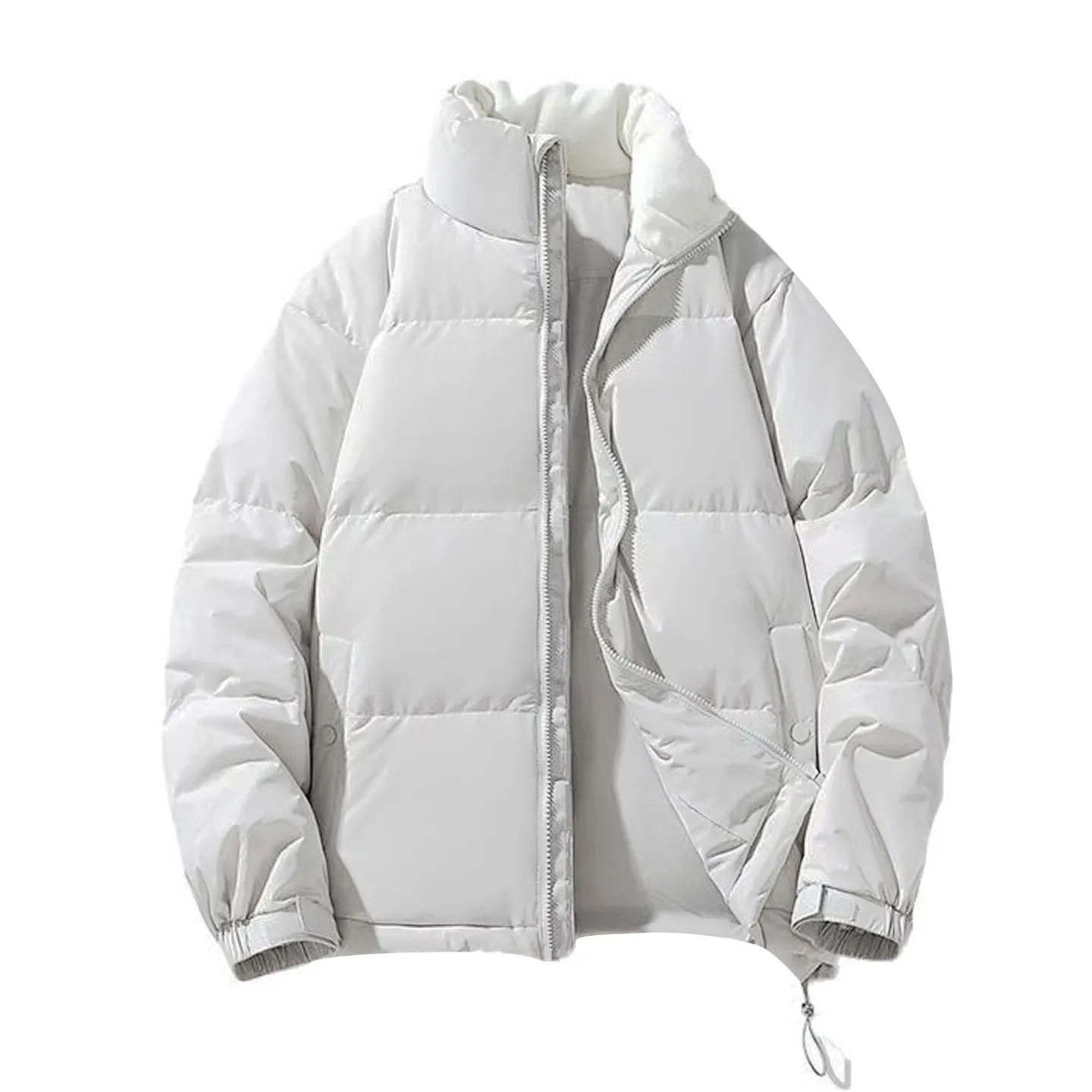 Men's High-end Casual Style Winter Warm Jacket Solid Co