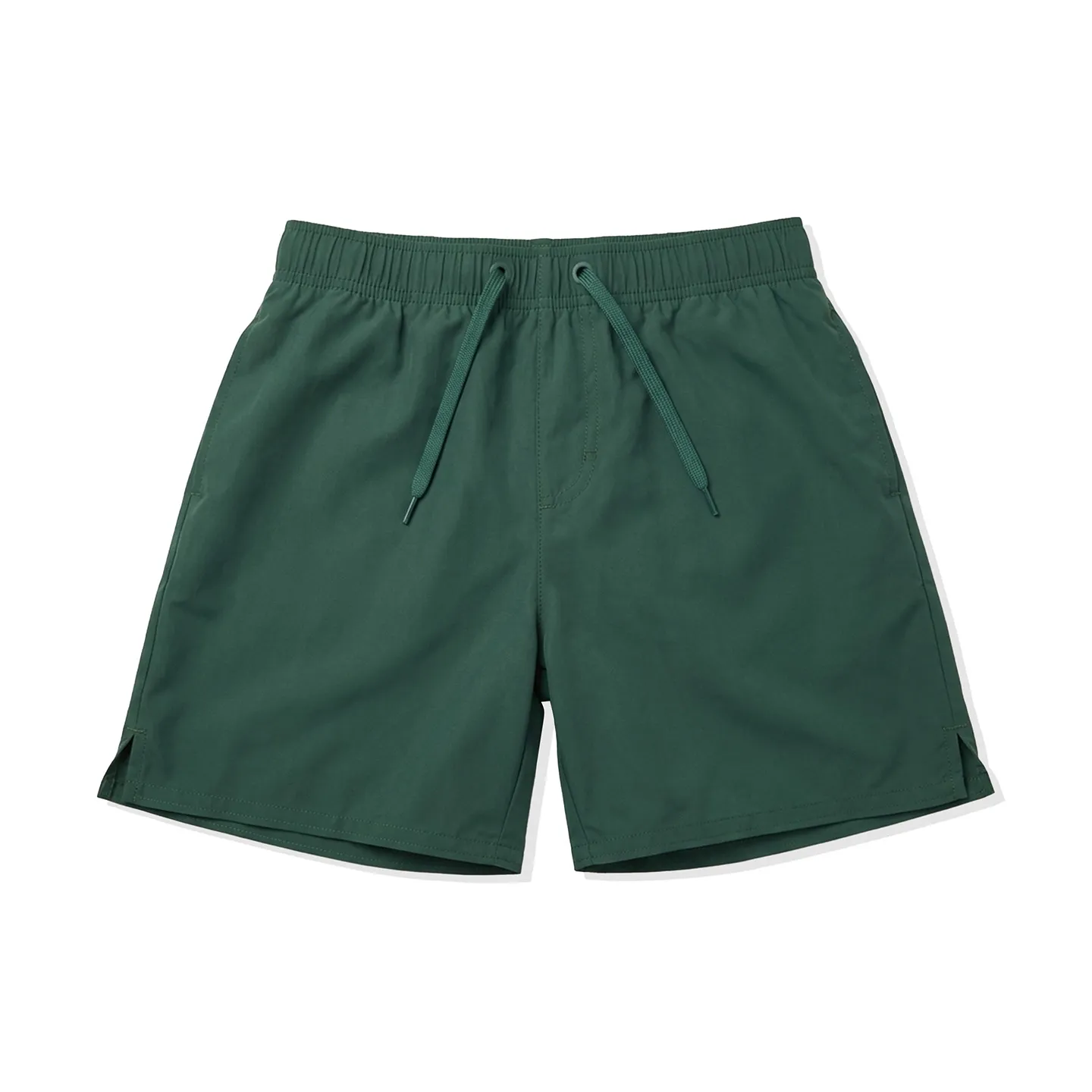 Boys Dark Green Quick Dry Drawstring Waist Swimsuit Board Sh
